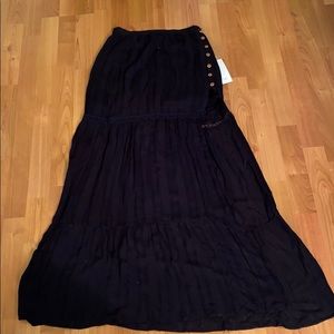 Long black skirt